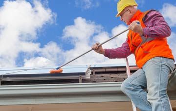 Brampton Bryan soft wash roof cleaning